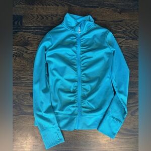 Champion Teal and White Zip-Up Jacket